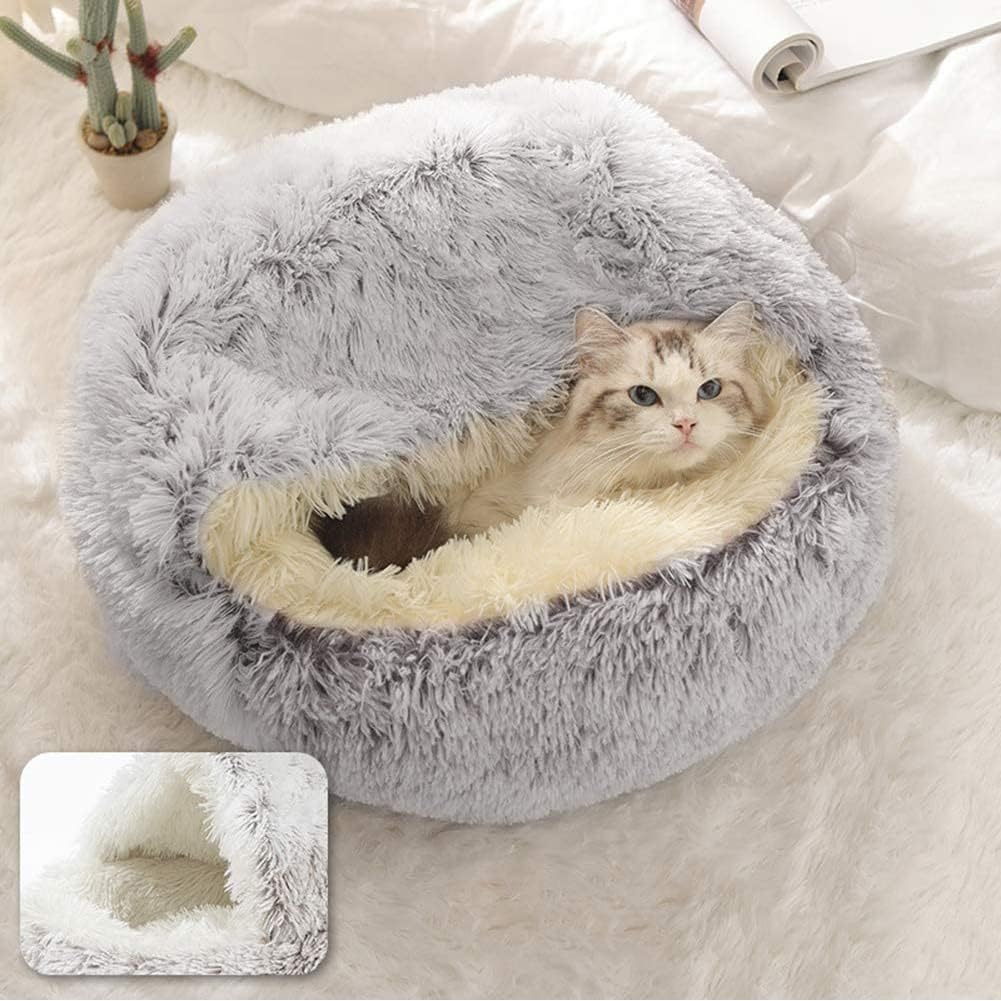 Soft Plush Pet Bed for Cozy Comfort and Warmth for Your Furry Friend