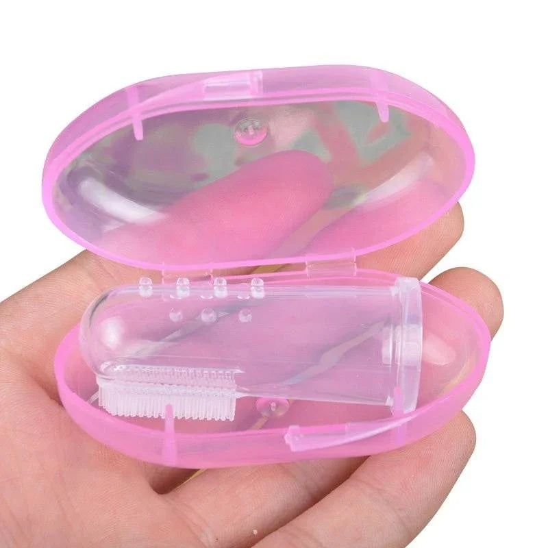 Super Soft Silicone Pet Finger Toothbrush for Gentle Care