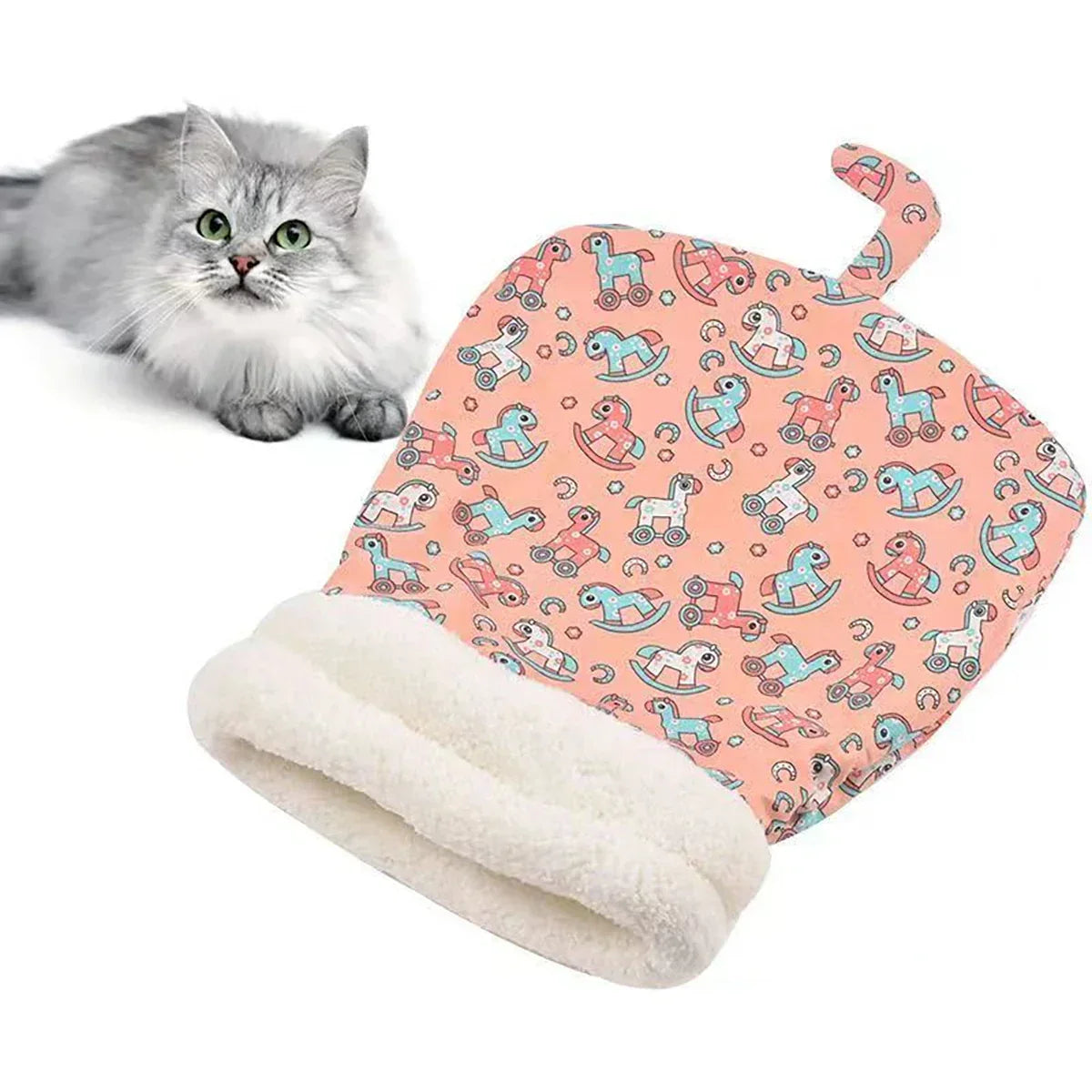 Soft Cat Sleeping Bag for Cozy warm and Comfy Naps all Day Long