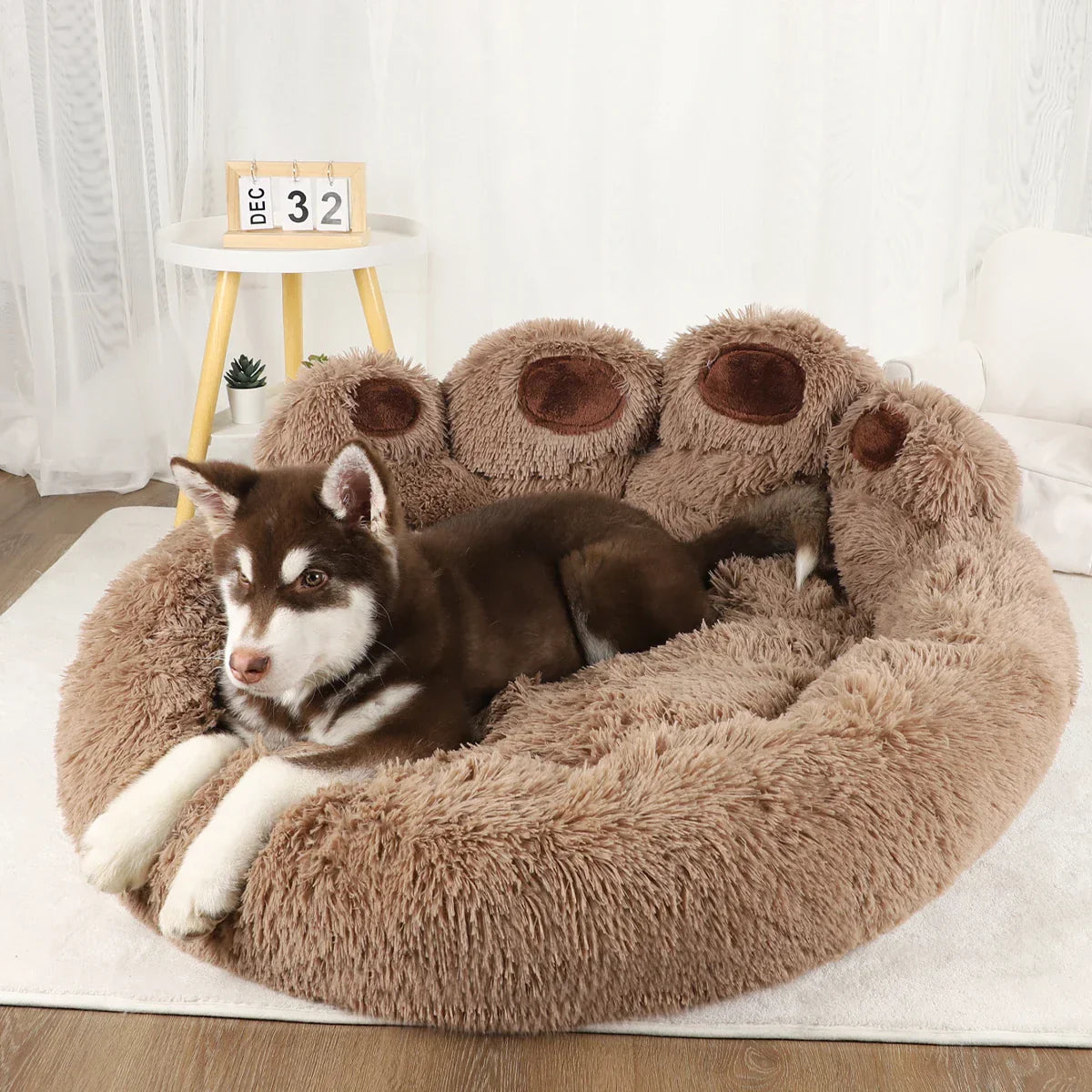 Fluffy Dog Bed for Ultimate Comfort and Cozy Relaxation for Pets