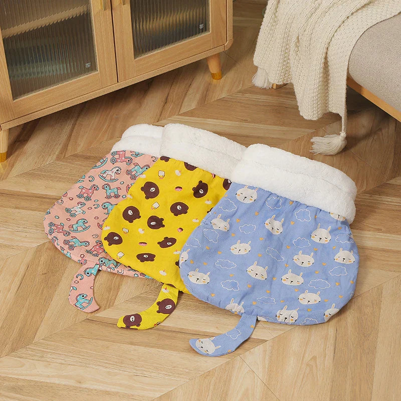 Soft Cat Sleeping Bag for Cozy warm and Comfy Naps all Day Long