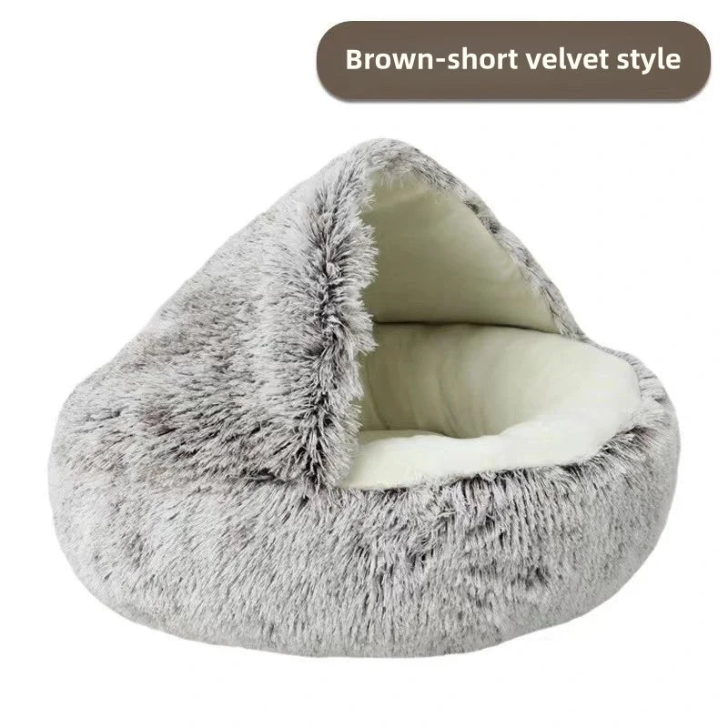Soft Plush Pet Bed for Cozy Comfort and Warmth for Your Furry Friend