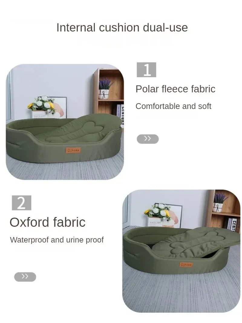Fluffy Dog Cushion Sofa Bed for Cozy and comfortable Pet Lounging