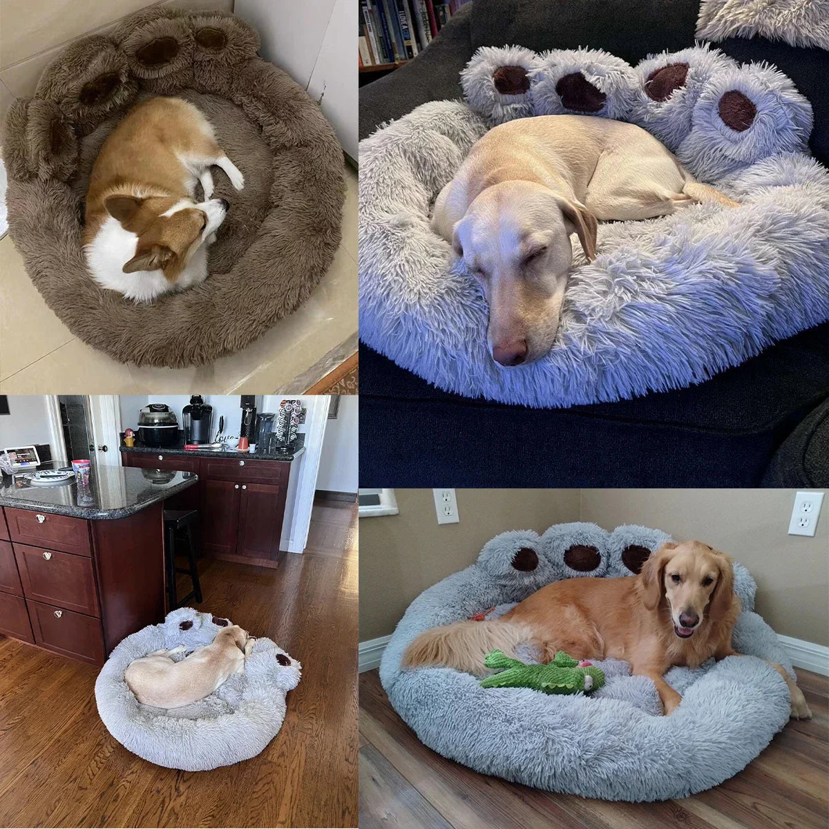 Fluffy Dog Bed for Ultimate Comfort and Cozy Relaxation for Pets