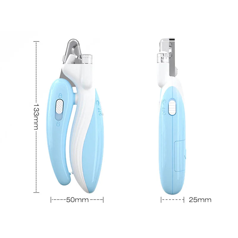 LED Pet Nail Clippers for Safe Precise Trimming with Bright Light