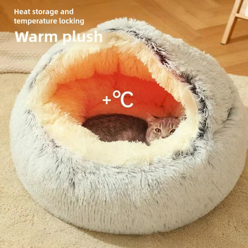 Soft Plush Pet Bed for Cozy Comfort and Warmth for Your Furry Friend