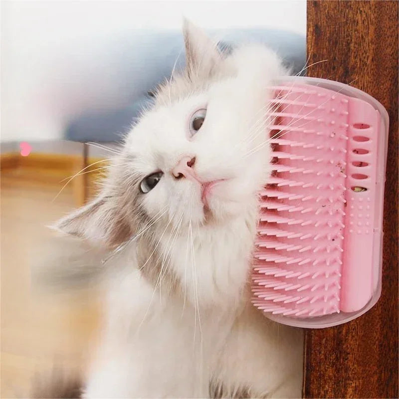 Self-Groomer Cat Comb with Catnip for Relaxing and Effective Grooming