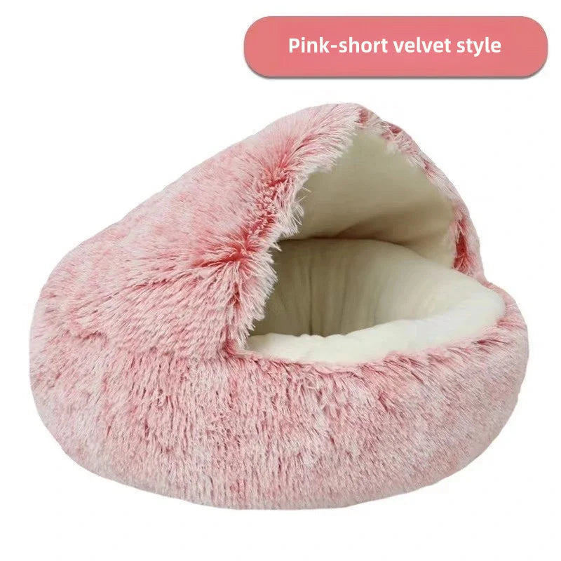 Soft Plush Pet Bed for Cozy Comfort and Warmth for Your Furry Friend