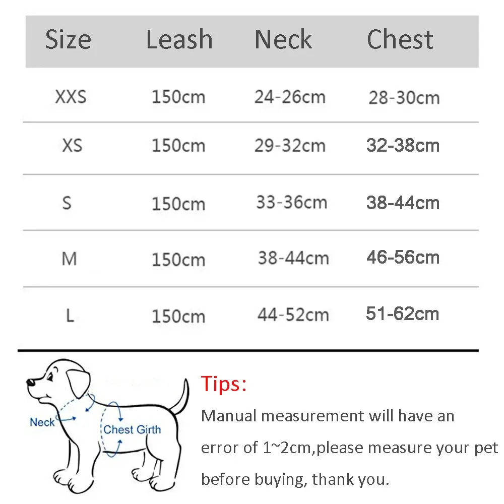 Adjustable Dog Harness & Leash Set - My Store