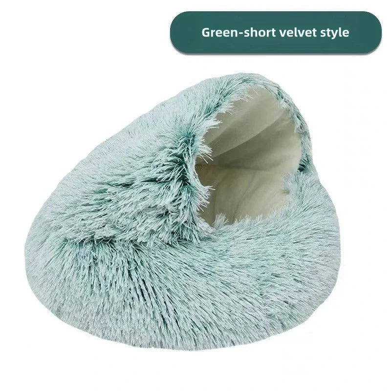 Soft Plush Pet Bed for Cozy Comfort and Warmth for Your Furry Friend