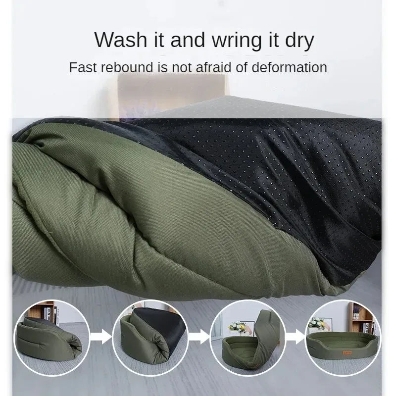 Fluffy Dog Cushion Sofa Bed for Cozy and comfortable Pet Lounging