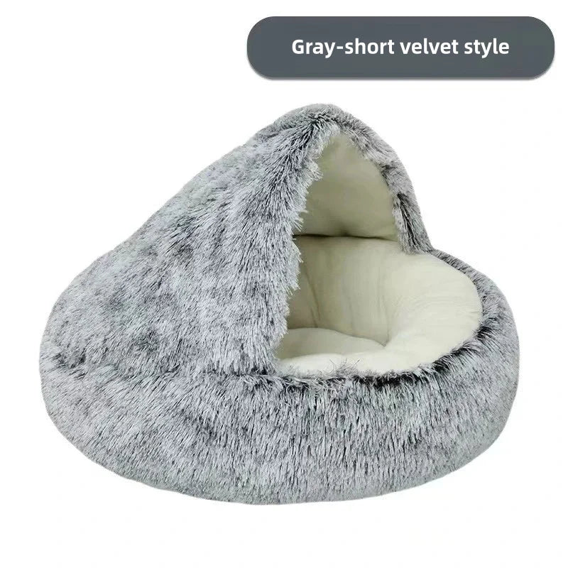 Soft Plush Pet Bed for Cozy Comfort and Warmth for Your Furry Friend