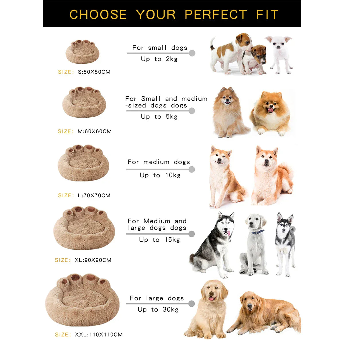 Fluffy Dog Bed for Ultimate Comfort and Cozy Relaxation for Pets