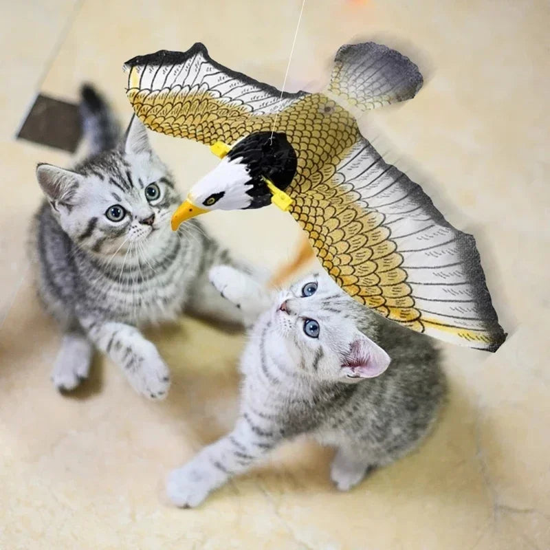 Interactive Electric Flying Bird Cat Toy for Engaging Play and Fun