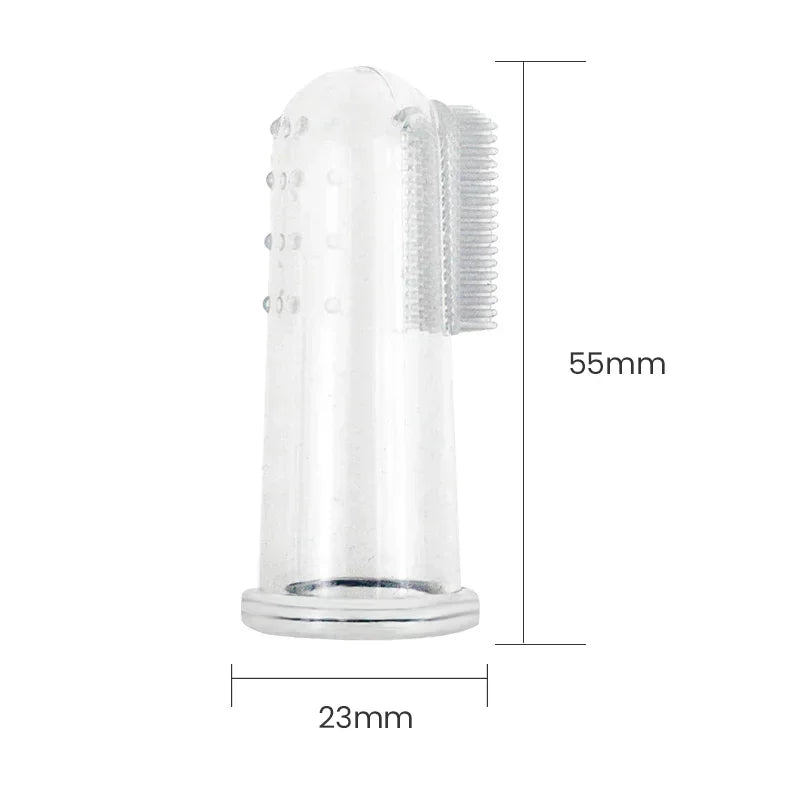 Super Soft Silicone Pet Finger Toothbrush for Gentle Care