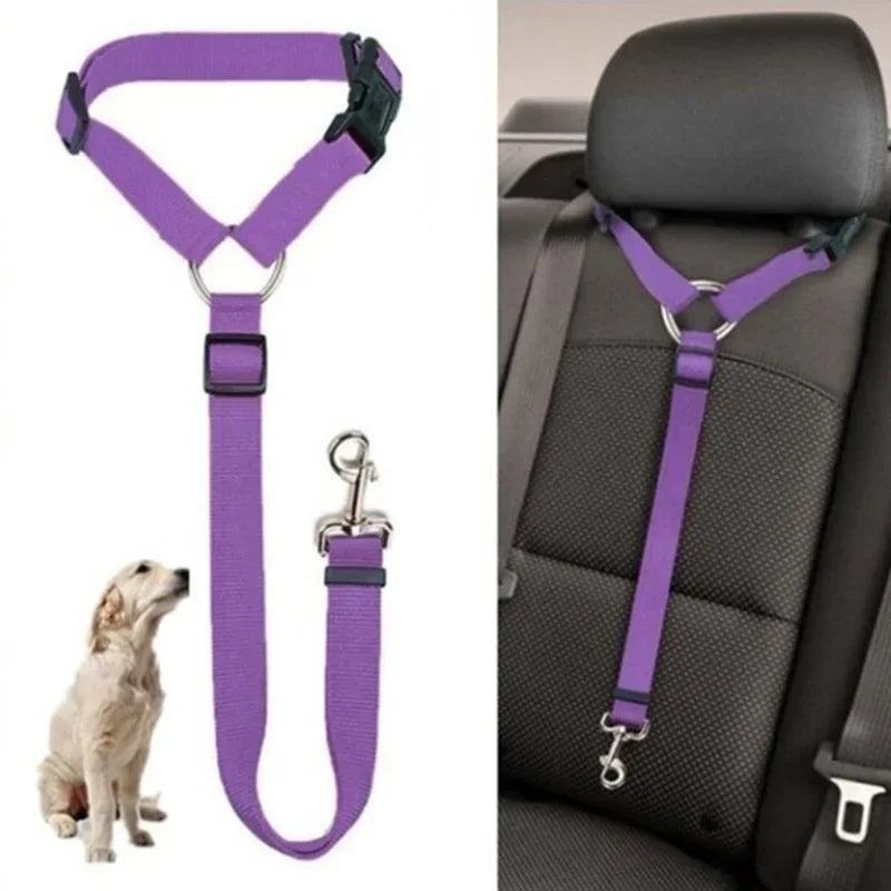 Adjustable 2-in-1 Pet Car Seat Belt - My Store
