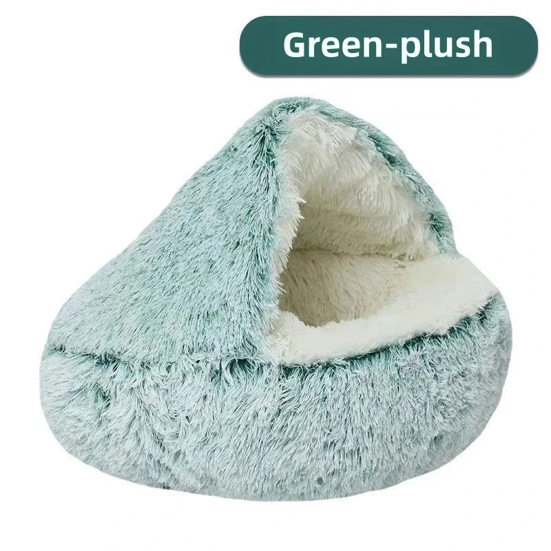 Soft Plush Pet Bed for Cozy Comfort and Warmth for Your Furry Friend