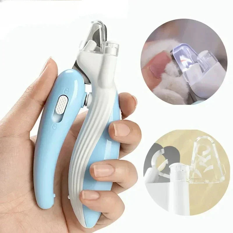 LED Pet Nail Clippers for Safe Precise Trimming with Bright Light