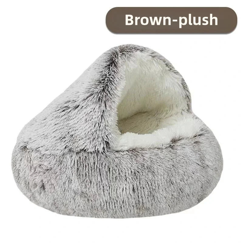 Soft Plush Pet Bed for Cozy Comfort and Warmth for Your Furry Friend