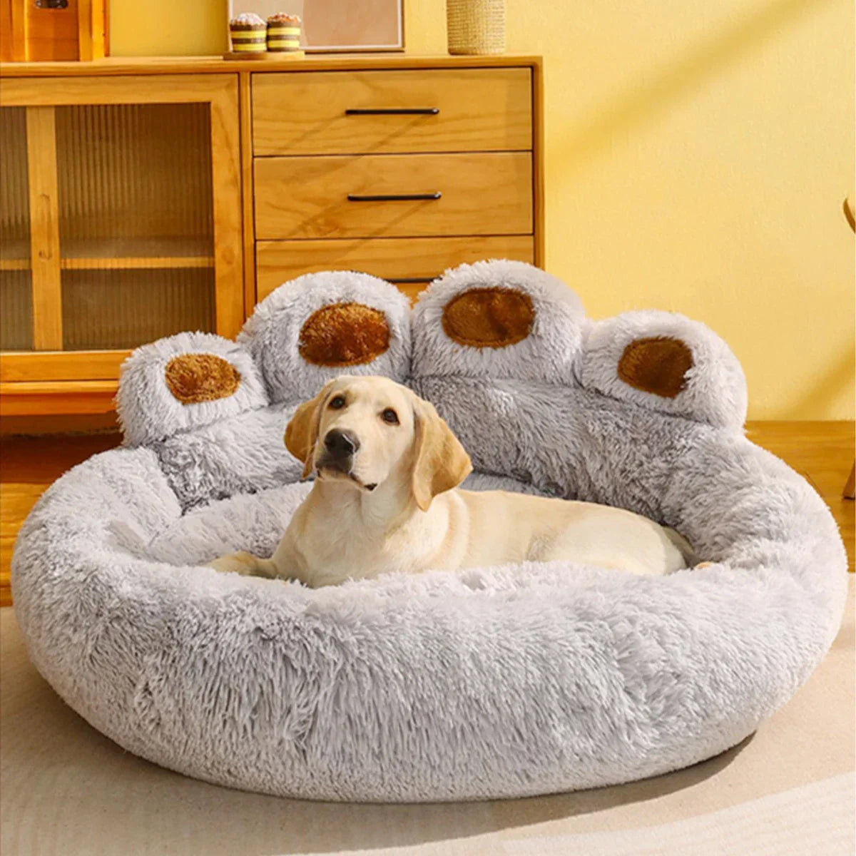 Fluffy Dog Bed for Ultimate Comfort and Cozy Relaxation for Pets