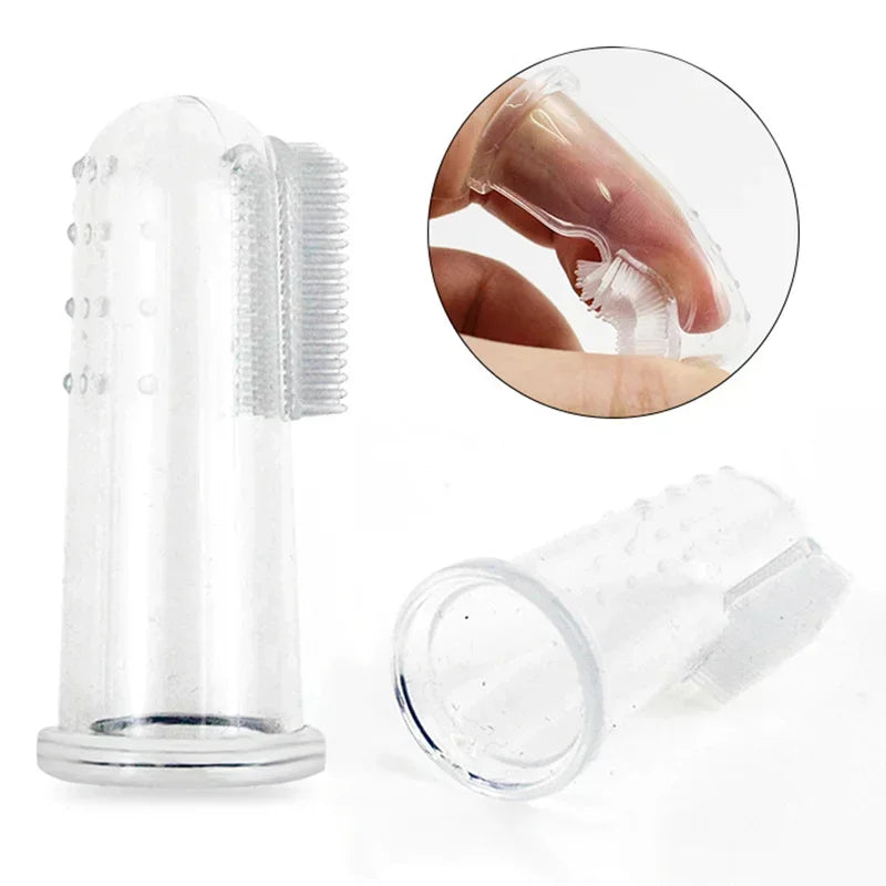 Super Soft Silicone Pet Finger Toothbrush for Gentle Care