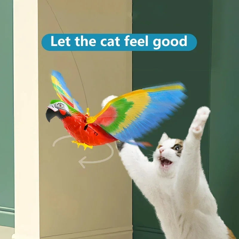 Interactive Electric Flying Bird Cat Toy for Engaging Play and Fun