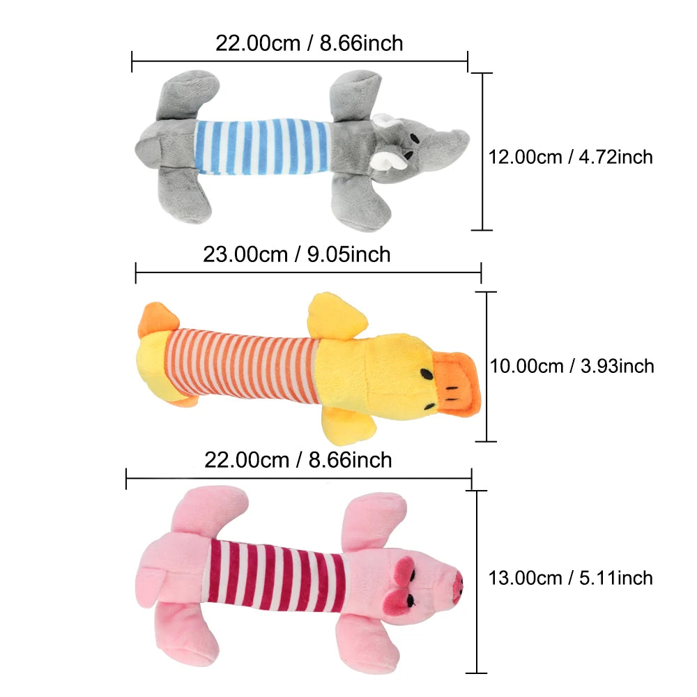 Soft Plush Squeaky Pet Toy