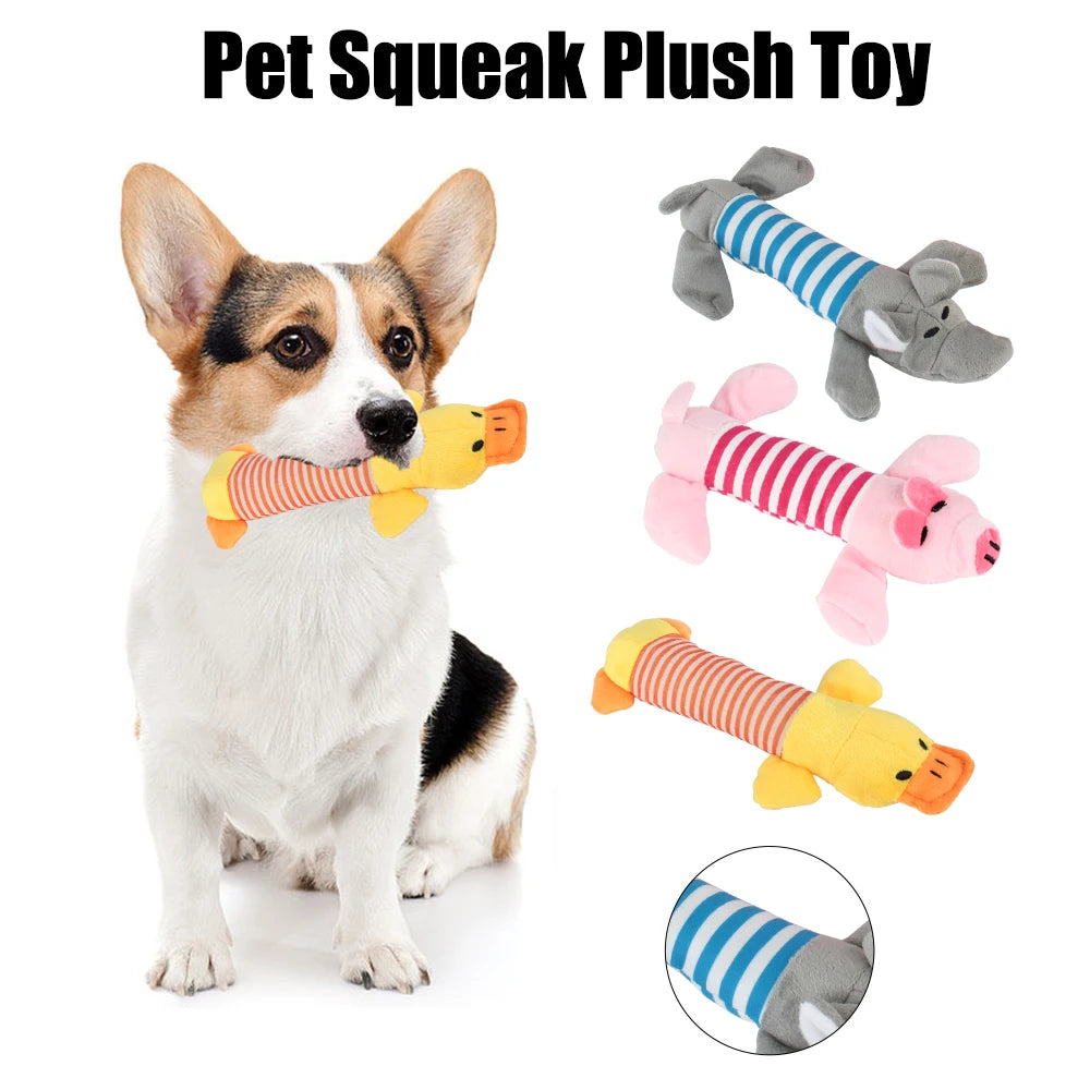 Soft Plush Squeaky Pet Toy