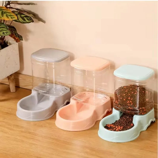 3.8L Automatic Pet Water Fountain and Food Dispenser