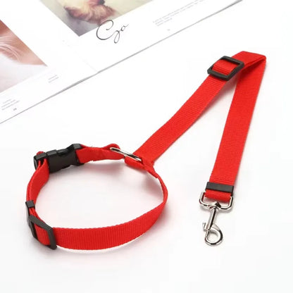 Adjustable 2-in-1 Pet Car Seat Belt