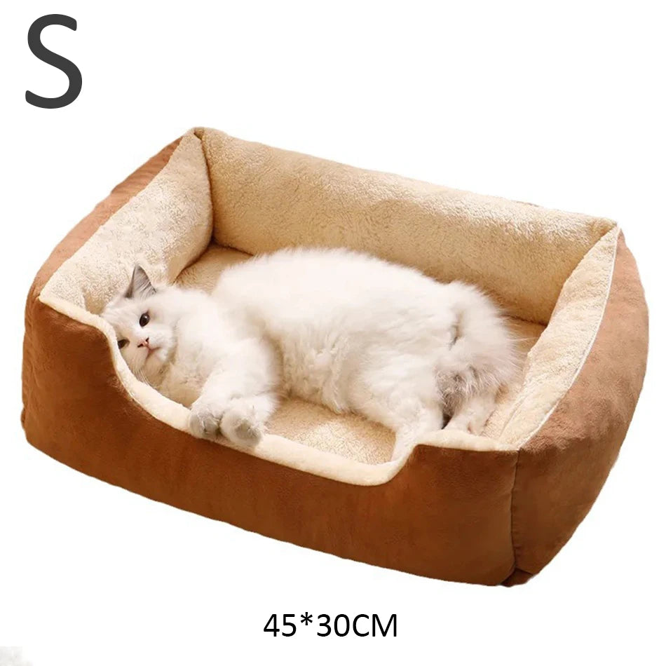 Plush Bed for Cats and Dogs