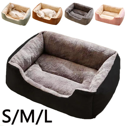 Plush Bed for Cats and Dogs