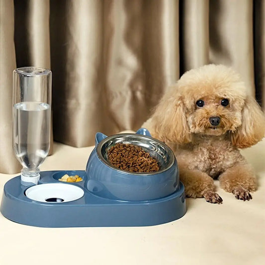 2-in-1 Automatic Pet Bowl and Water Dispenser