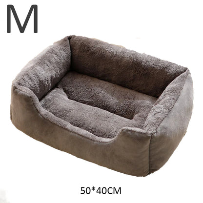 Plush Bed for Cats and Dogs