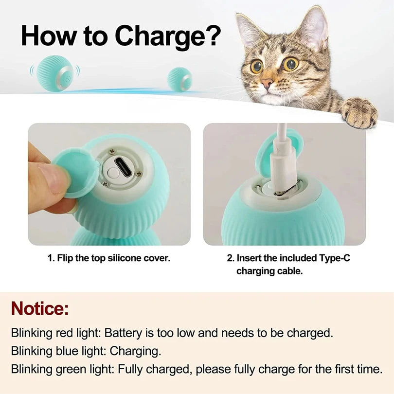 Pet Gravity Interactive Smart Cat Toy