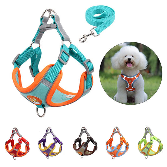 No-Pull Reflective Dog Harness & Leash Set