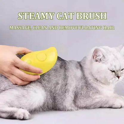 3-in-1 Electric Pet Steam Brush