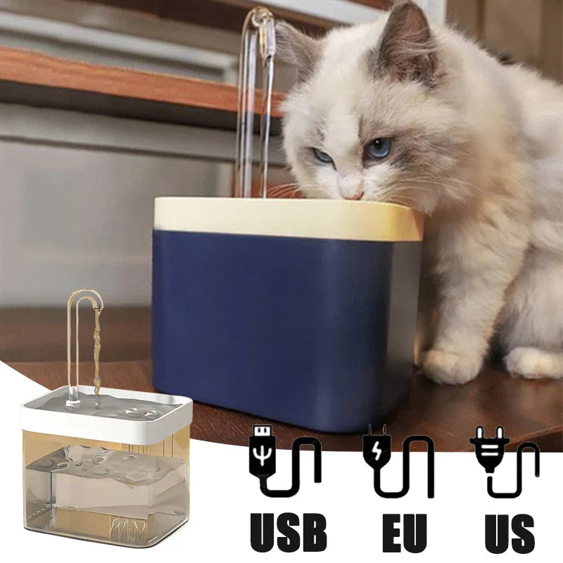 Ultra Quiet Smart Cat Water Fountain for Fresh Flowing Water