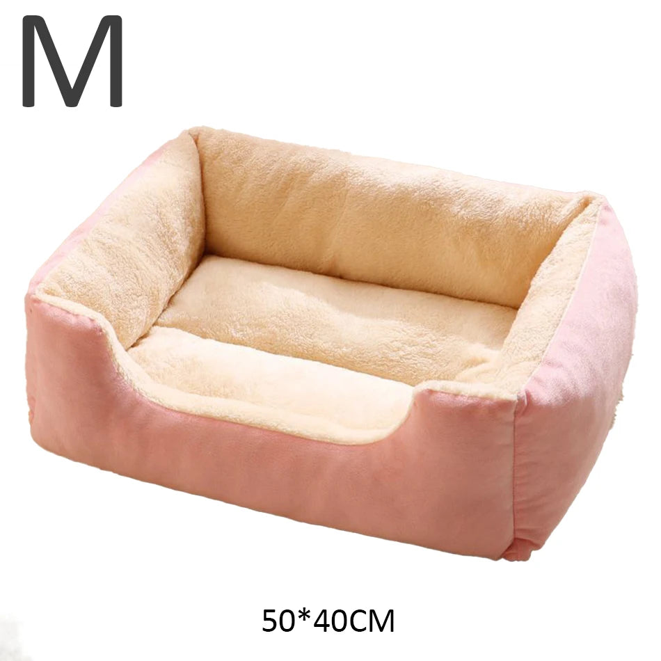 Plush Bed for Cats and Dogs