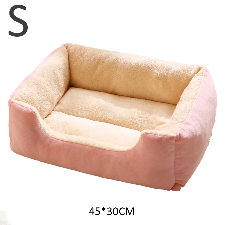 Plush Bed for Cats and Dogs