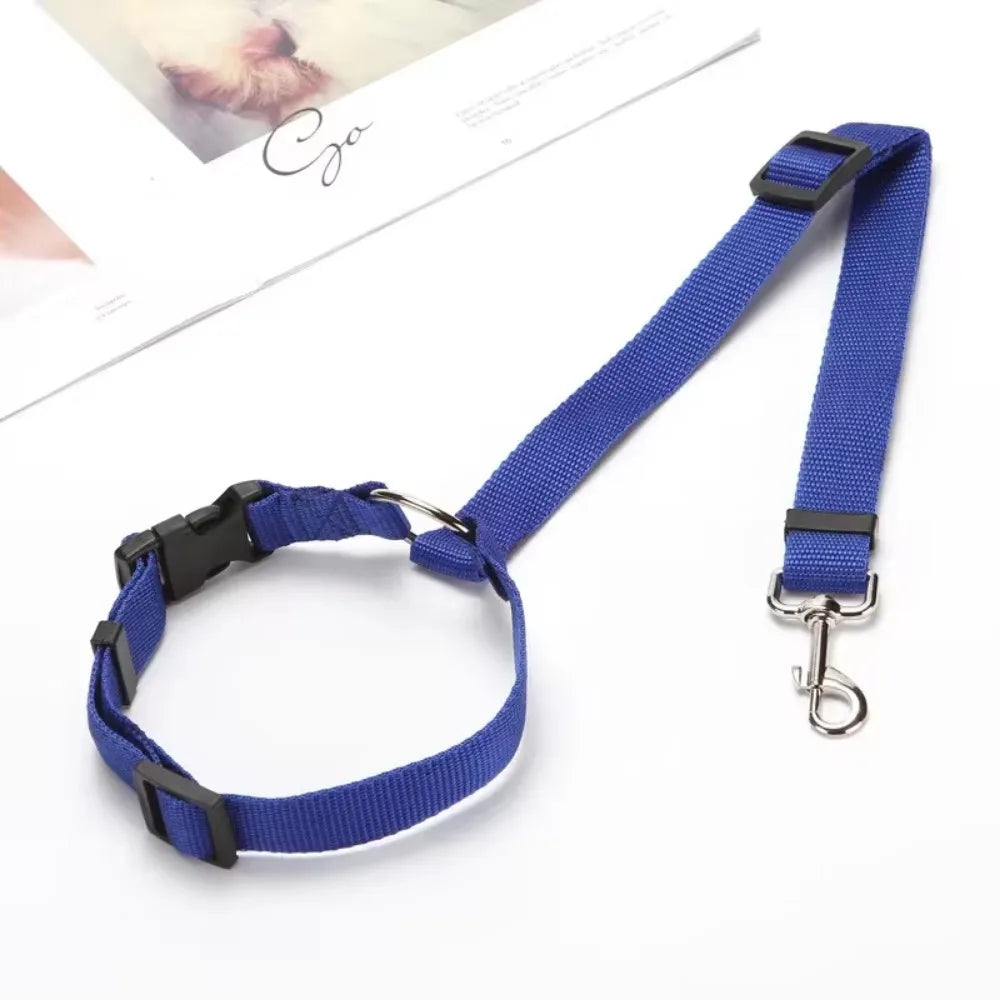 Adjustable 2-in-1 Pet Car Seat Belt