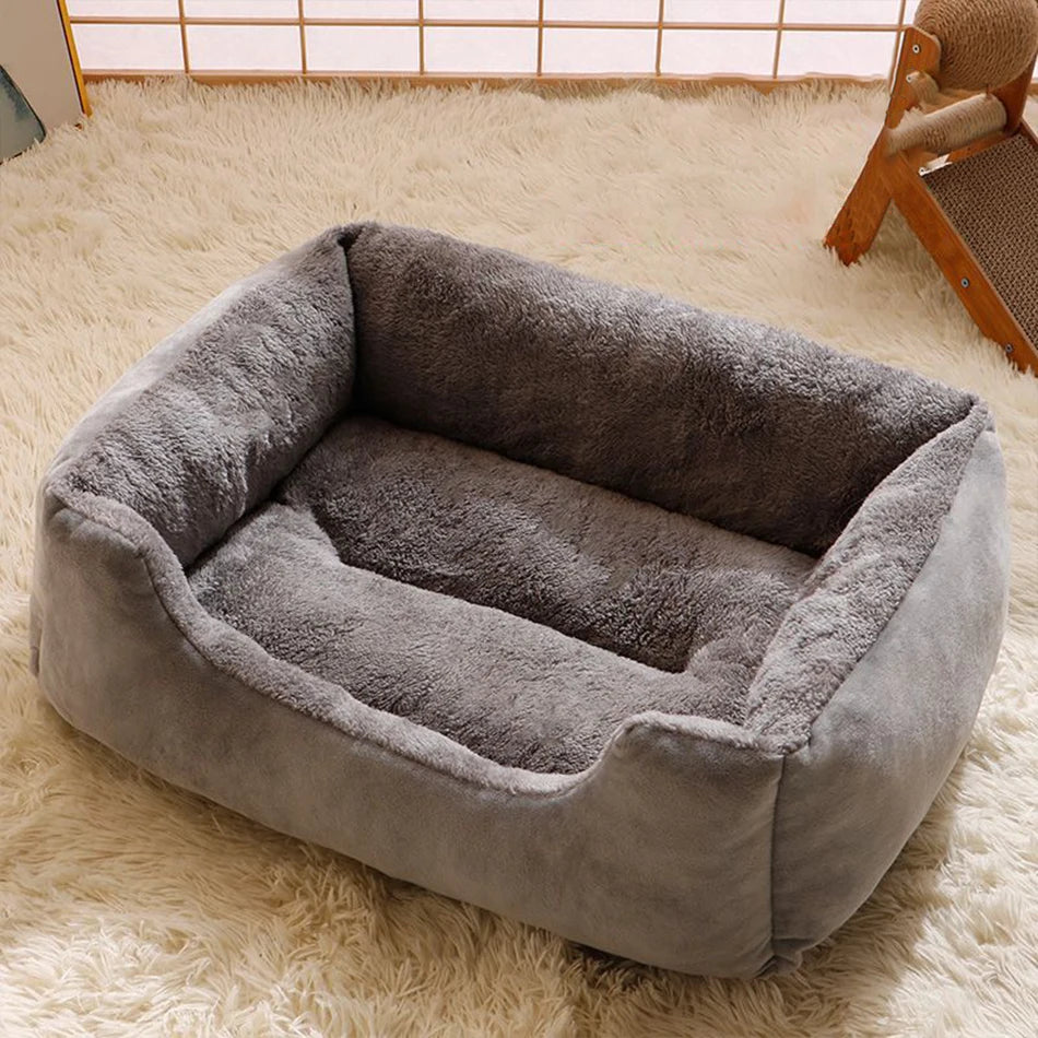 Plush Bed for Cats and Dogs