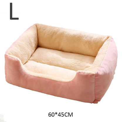 Plush Bed for Cats and Dogs