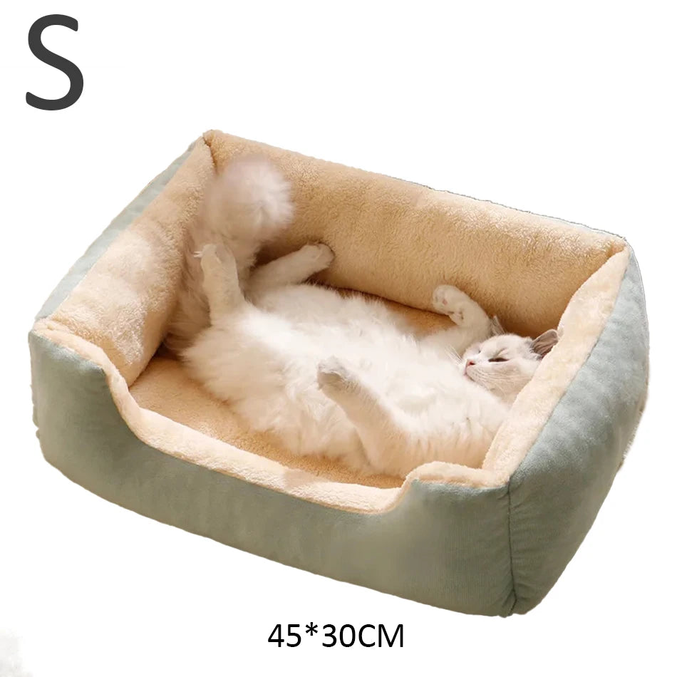 Plush Bed for Cats and Dogs