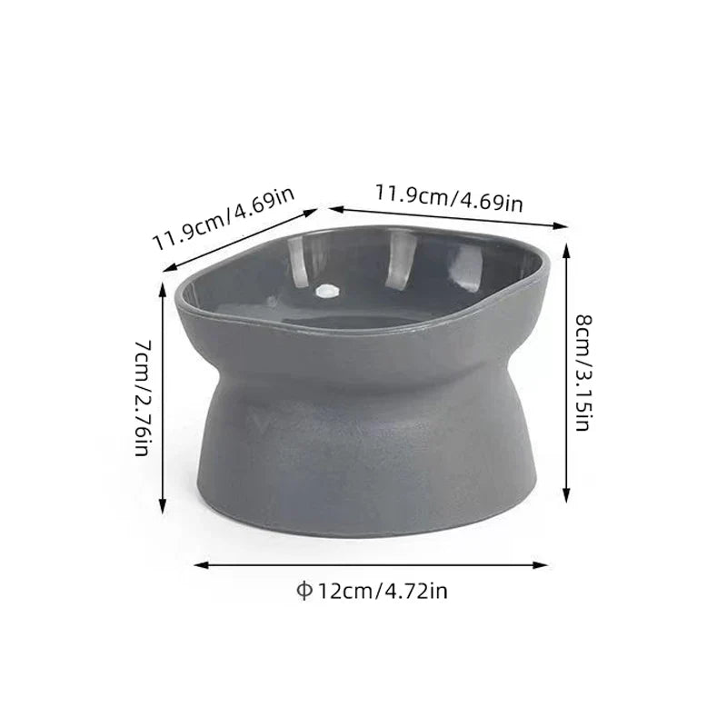 Elevated Cat and Dog Food Bowl for Comfortable Feeding and Easy Eating