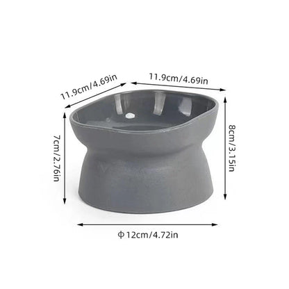 Elevated Cat and Dog Food Bowl for Comfortable Feeding and Easy Eating
