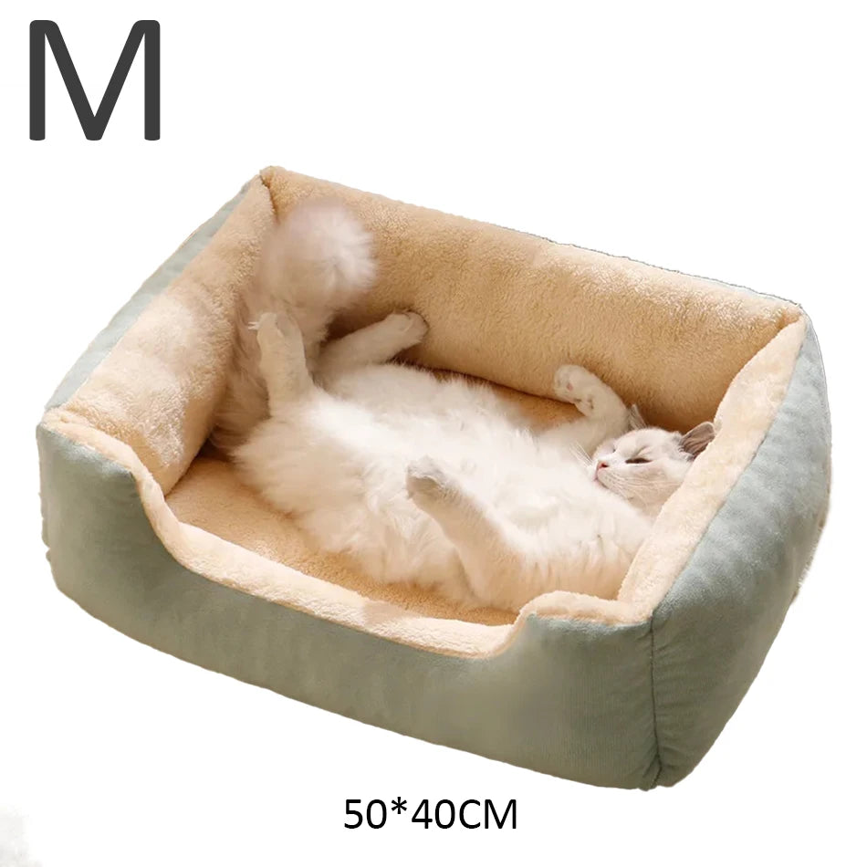 Plush Bed for Cats and Dogs