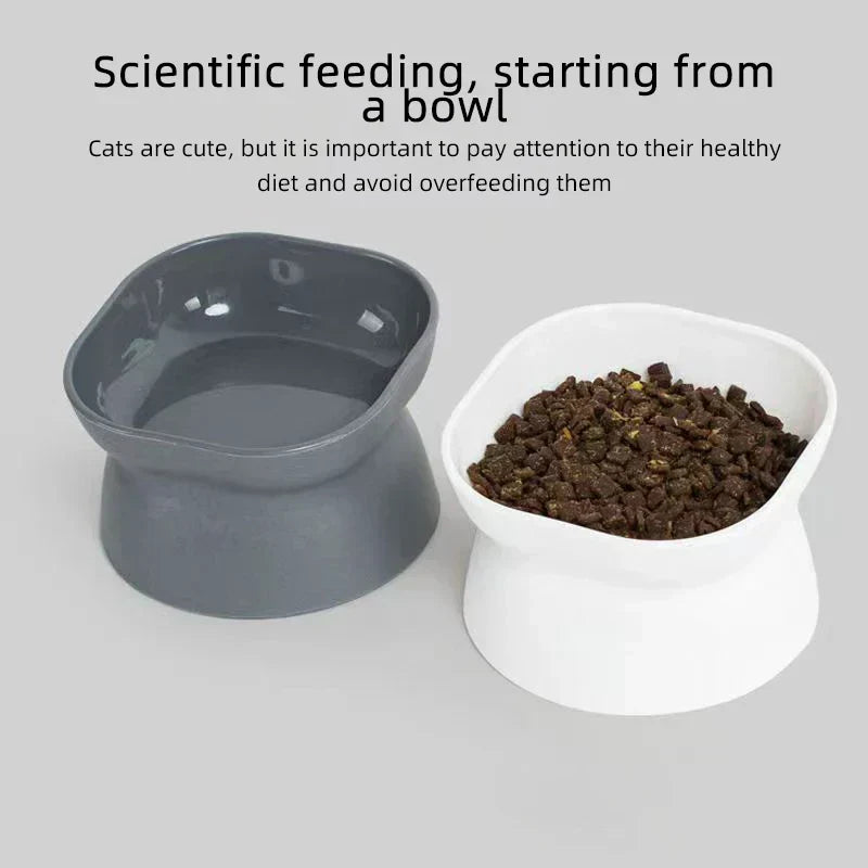 Elevated Cat and Dog Food Bowl for Comfortable Feeding and Easy Eating