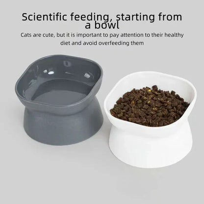 Elevated Cat and Dog Food Bowl for Comfortable Feeding and Easy Eating