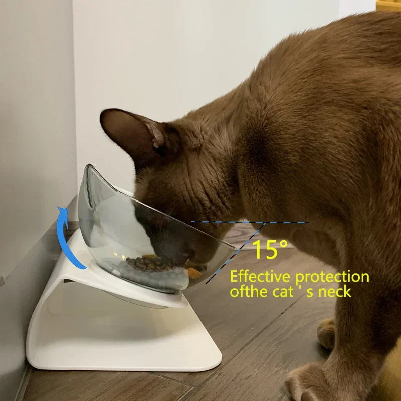 Non-Slip Double Cat and Dog Bowl for Stable and Mess-Free Feeding